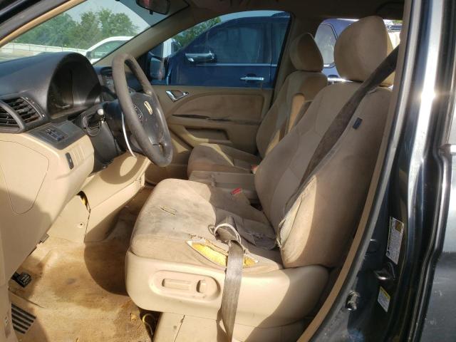 5FNRL38425B010111 - 2005 HONDA ODYSSEY EX CHARCOAL photo 7