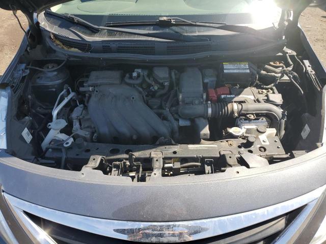 3N1CN7AP4KL880583 - 2019 NISSAN VERSA S GRAY photo 11