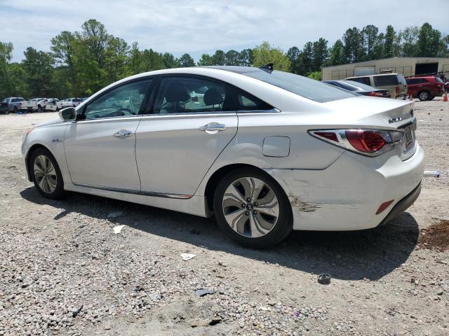 KMHEC4A44EA104574 - 2014 HYUNDAI SONATA HYBRID WHITE photo 2