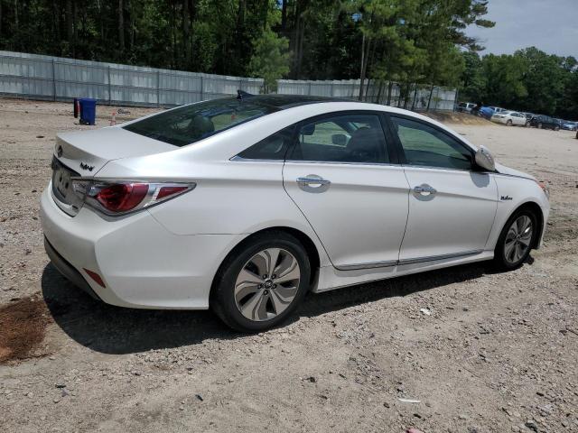 KMHEC4A44EA104574 - 2014 HYUNDAI SONATA HYBRID WHITE photo 3