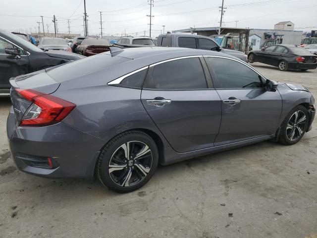 2HGFC1F97HH653320 - 2017 HONDA CIVIC TOURING GRAY photo 3