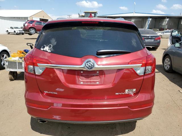 LRBFXDSA9HD241951 - 2017 BUICK ENVISION ESSENCE RED photo 6