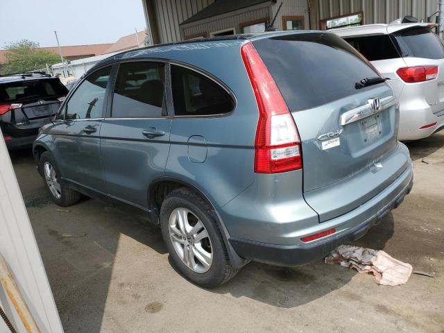 5J6RE4H76BL028477 - 2011 HONDA CR-V EXL SILVER photo 2