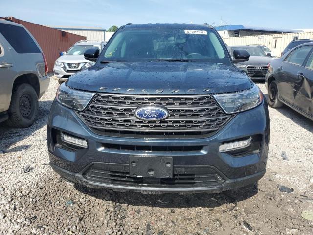 1FMSK8DH2NGB35511 - 2022 FORD EXPLORER XLT BLUE photo 5