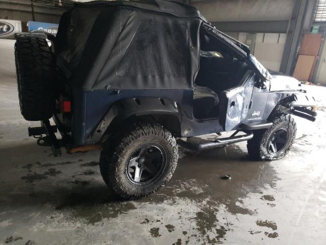 1J4FA29116P741153 - 2006 JEEP WRANGLER / SE BLUE photo 3