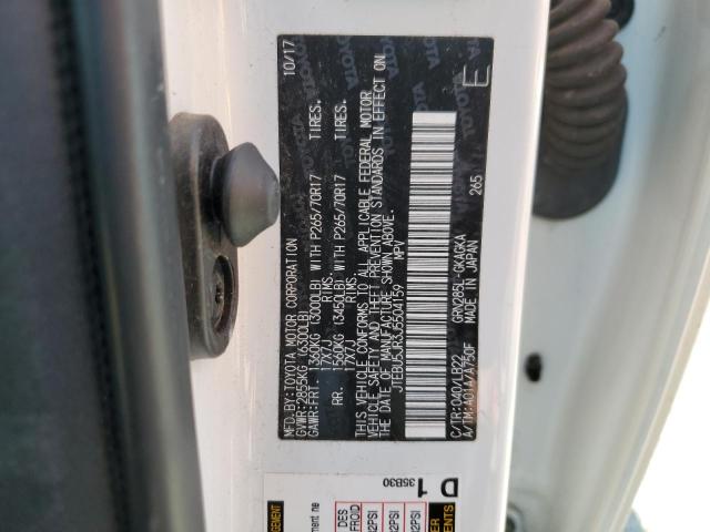 JTEBU5JR3J5504159 - 2018 TOYOTA 4RUNNER SR5/SR5 PREMIUM 白色 照片 13