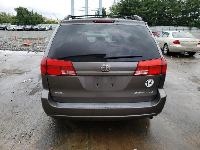 5TDZA23CX5S253398 - 2005 TOYOTA SIENNA CE GRAY photo 6