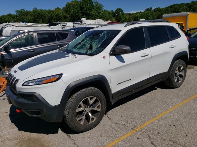 1C4PJMBX8JD559481 - 2018 JEEP CHEROKEE TRAILHAWK WHITE photo 1