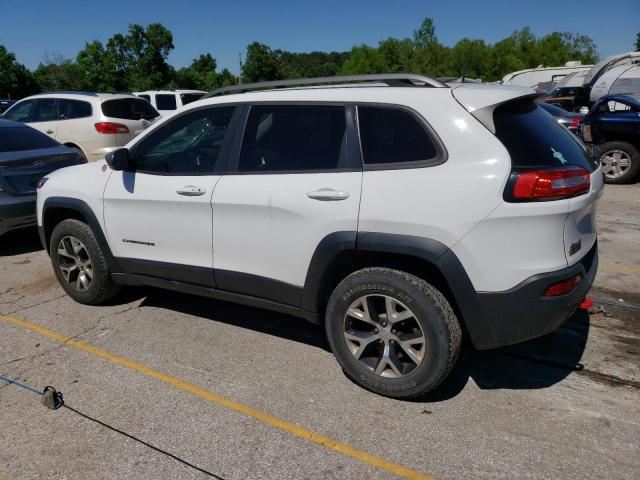 1C4PJMBX8JD559481 - 2018 JEEP CHEROKEE TRAILHAWK WHITE photo 2