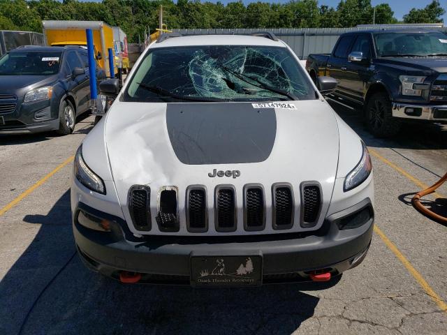 1C4PJMBX8JD559481 - 2018 JEEP CHEROKEE TRAILHAWK WHITE photo 5