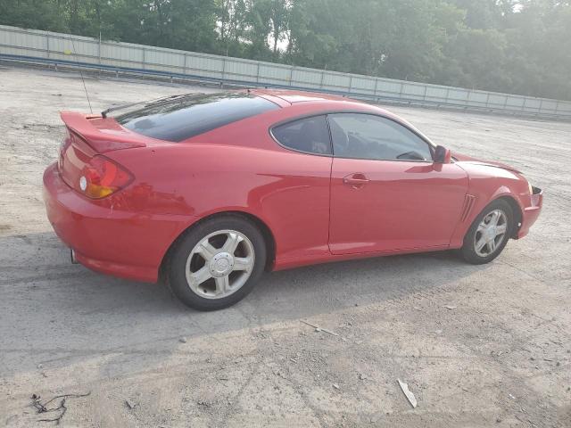 KMHHM65D44U115068 - 2004 HYUNDAI TIBURON RED photo 3