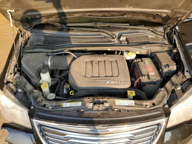 2C4RC1CG3DR510660 - 2013 CHRYSLER TOWN & COU TOURING L BLACK photo 12