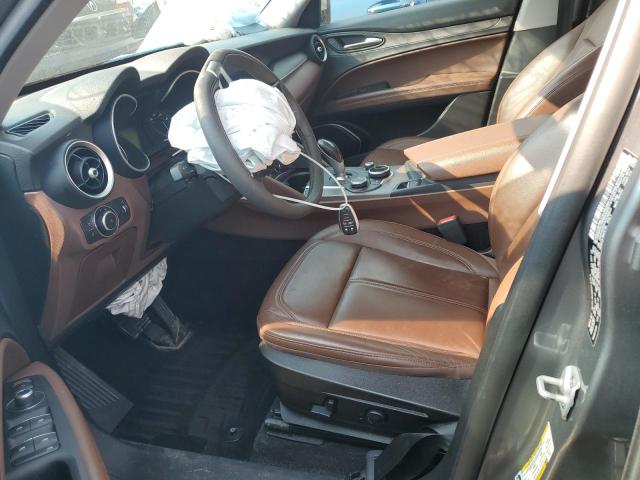 ZASPAKBN7K7C69923 - 2019 ALFA ROMEO STELVIO TI SILVER photo 7