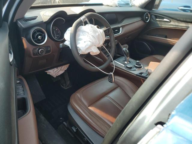 ZASPAKBN7K7C69923 - 2019 ALFA ROMEO STELVIO TI SILVER photo 8