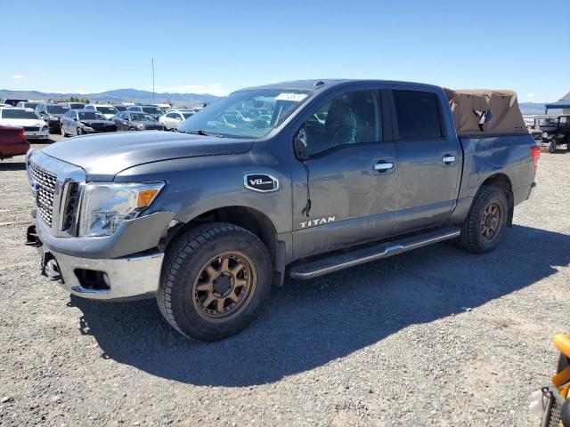 1N6AA1EJ9HN509704 - 2017 NISSAN TITAN S GRAY photo 1