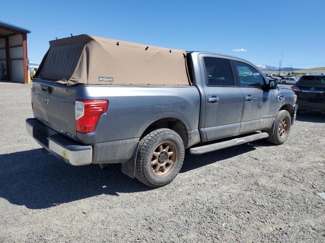 1N6AA1EJ9HN509704 - 2017 NISSAN TITAN S GRAY photo 3