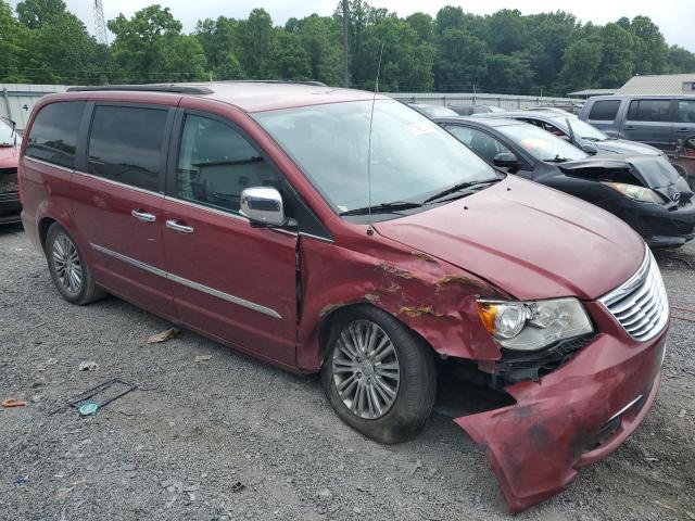 2C4RC1CG7ER171466 - 2014 CHRYSLER TOWN & COU TOURING L RED photo 4