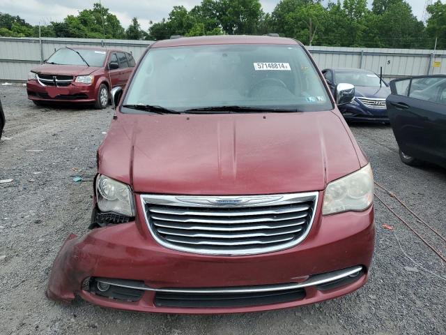2C4RC1CG7ER171466 - 2014 CHRYSLER TOWN & COU TOURING L RED photo 5