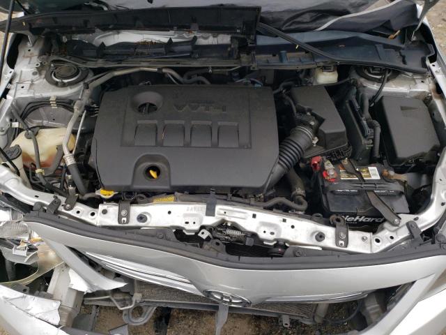 5YFBU4EE6DP075791 - 2013 TOYOTA COROLLA LE BASE SILVER photo 11