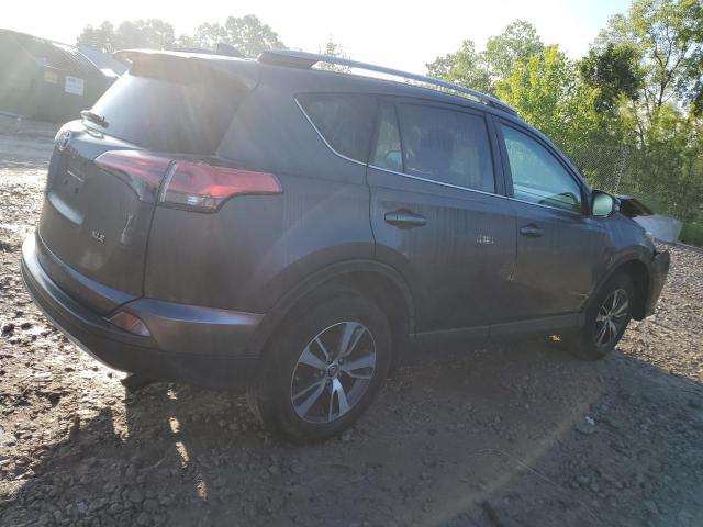 2T3WFREV7HW402963 - 2017 TOYOTA RAV4 XLE GRAY photo 3