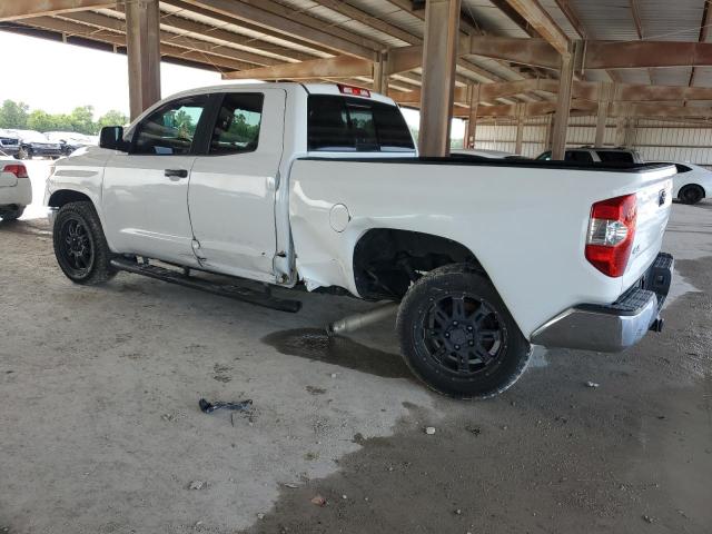 5TFUW5F16FX445887 - 2015 TOYOTA TUNDRA DOUBLE CAB SR/SR5 WHITE photo 2