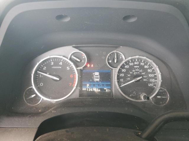 5TFUW5F16FX445887 - 2015 TOYOTA TUNDRA DOUBLE CAB SR/SR5 WHITE photo 9