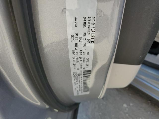 2C4RC1EG2HR816607 - 2017 CHRYSLER PACIFICA TOURING L PLUS SILVER photo 13