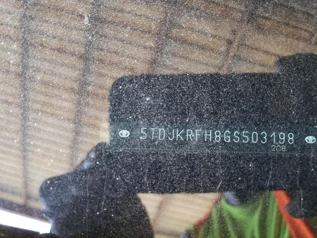 5TDJKRFH8GS503198 - 2016 TOYOTA HIGHLANDER XLE Սև լուսանկար 13