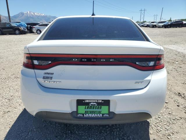 1C3CDFBBXFD253674 - 2015 DODGE DART SXT WHITE photo 6