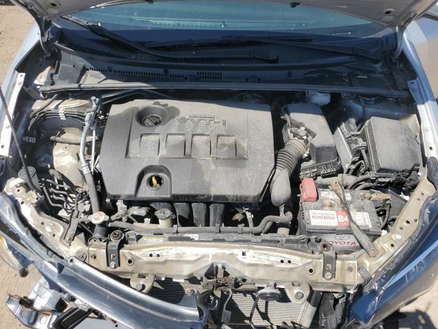 2T1BURHE1KC157207 - 2019 TOYOTA COROLLA L SILVER photo 11