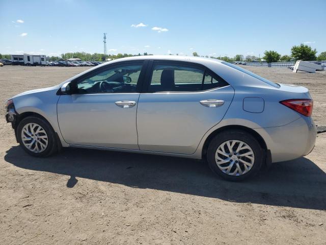 2T1BURHE1KC157207 - 2019 TOYOTA COROLLA L SILVER photo 2