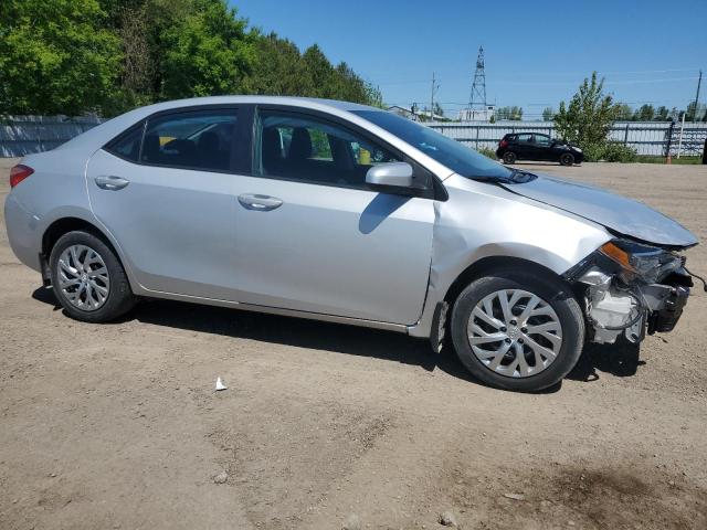 2T1BURHE1KC157207 - 2019 TOYOTA COROLLA L SILVER photo 4