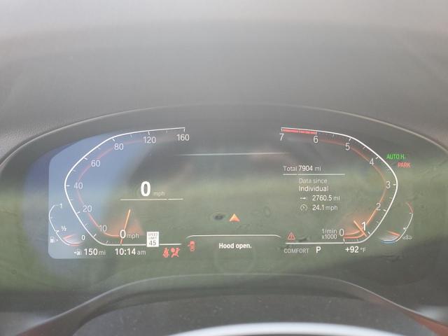 5UX43DP07N9K62928 - 2022 BMW X3 SDRIVE30I BURGUNDY photo 9