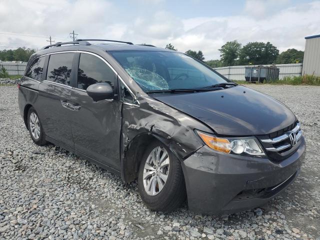 5FNRL5H68FB109756 - 2015 HONDA ODYSSEY EXL GRAY photo 4