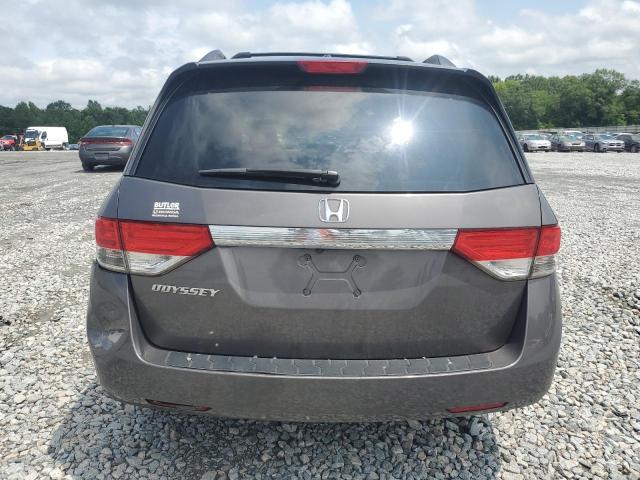 5FNRL5H68FB109756 - 2015 HONDA ODYSSEY EXL GRAY photo 6