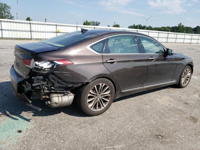 KMHGN4JE9HU189829 - 2017 GENESIS G80 BASE BROWN photo 3