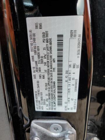 5LMTJ3DH7JUL33049 - 2018 LINCOLN MKC RESERVE შავი ფოტო 14