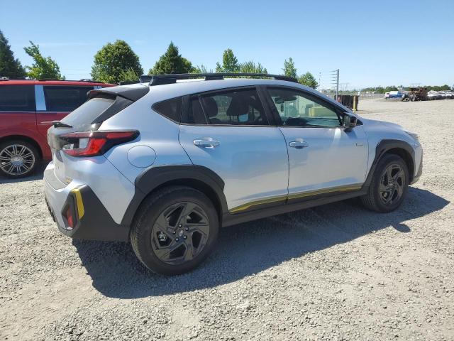 4S4GUHF69R3712379 - 2024 SUBARU CROSSTREK SPORT SILVER photo 3