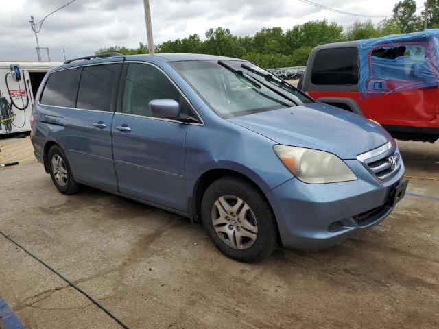 5FNRL38456B118806 - 2006 HONDA ODYSSEY EX BLUE photo 4