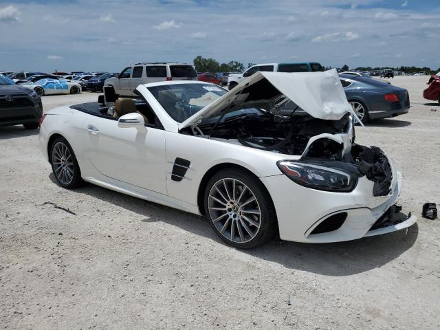 WDDJK7DA8JF052569 - 2018 MERCEDES-BENZ SL 550 WHITE photo 4