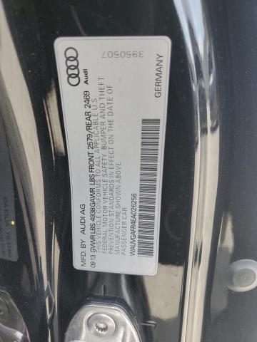 WAUVGAFR4EA026256 - 2014 AUDI S5 PRESTIGE 黑色 照片 12