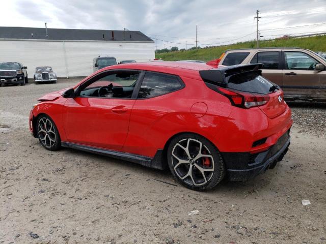 KMHT36AH2KU001041 - 2019 HYUNDAI VELOSTER N RED photo 2