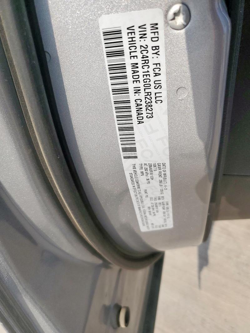 2C4RC1EG0LR238273 - 2020 CHRYSLER PACIFICA TOURING L PLUS SILVER photo 13