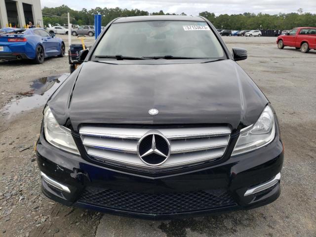 WDDGF5HB0DA851298 - 2013 MERCEDES-BENZ C 350 BLACK photo 5