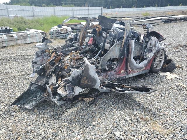 5YJSA1E29FF118905 - 2015 TESLA MODEL S წითელი ფოტო 1