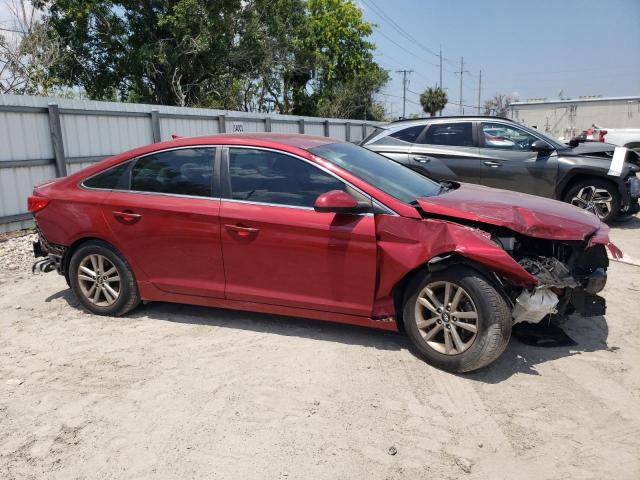 5NPE24AF9GH260257 - 2016 HYUNDAI SONATA SE RED photo 4