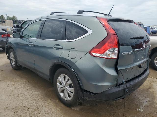 JHLRM4H70CC015169 - 2012 HONDA CR-V EXL GREEN photo 2