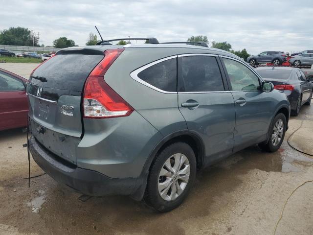 JHLRM4H70CC015169 - 2012 HONDA CR-V EXL GREEN photo 3