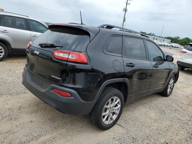 1C4PJLABXHW662996 - 2017 JEEP CHEROKEE SPORT შავი ფოტო 3
