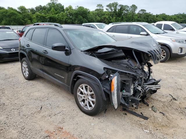 1C4PJLABXHW662996 - 2017 JEEP CHEROKEE SPORT შავი ფოტო 4